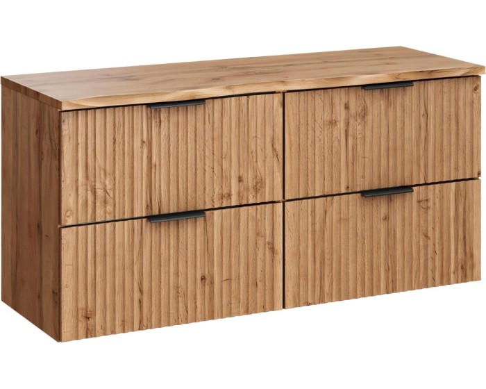 Závěsná skříňka Casad Nature s deskou 120 cm dub wotan