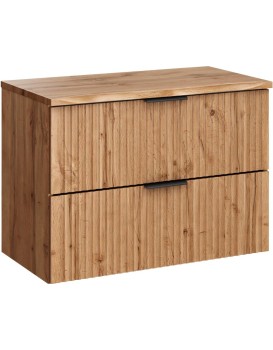 Závěsná skříňka Casad Nature s deskou 80 cm dub wotan