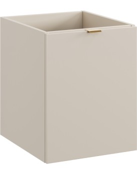 Závěsná umyvadlová skříňka Dalia Cashmere 81-40-1DK 40 cm s košem na prádlo kašmírová
