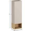 Závěsná koupelnová skříňka UNI 30 cm dub cremona/kašmírová
