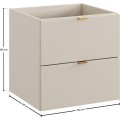 Závěsná skříňka pod umyvadlo Dalia Cashmere 82-50-46-2S kašmírová