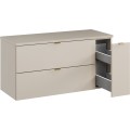 Závěsná skříňka pod umyvadlo Dalia Cashmere s deskou 100 cm kašmírová
