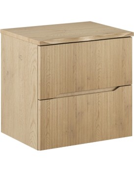 Závěsná skříňka pod umyvadlo Nordic Nature s deskou 60 cm dub cremona