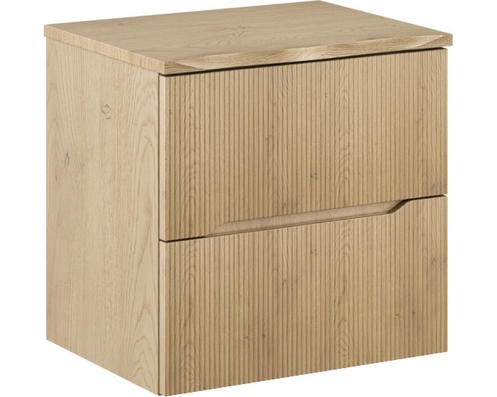Závěsná skříňka pod umyvadlo Nordic Nature s deskou 60 cm dub cremona