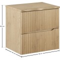 Závěsná skříňka pod umyvadlo Nordic Nature s deskou 60 cm dub cremona