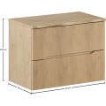 Závěsná skříňka pod umyvadlo Nordic Nature s deskou 80 cm dub cremona