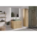 Závěsná skříňka pod umyvadlo Nordic Nature s deskou 80 cm dub cremona