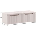 Závěsná skříňka pod umyvadlo Nova Cashmere s deskou 100 cm kašmírová