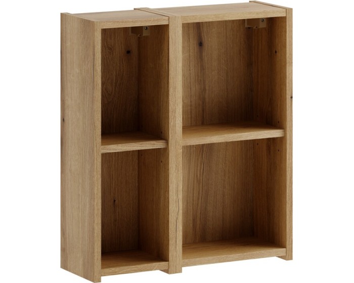 Závěsný koupelnový regál UNI Noce 50 cm dub coast evoke