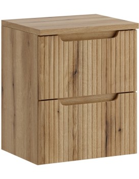 Závěsná skříňka pod umyvadlo Nova s deskou 50 cm dub coast evoke