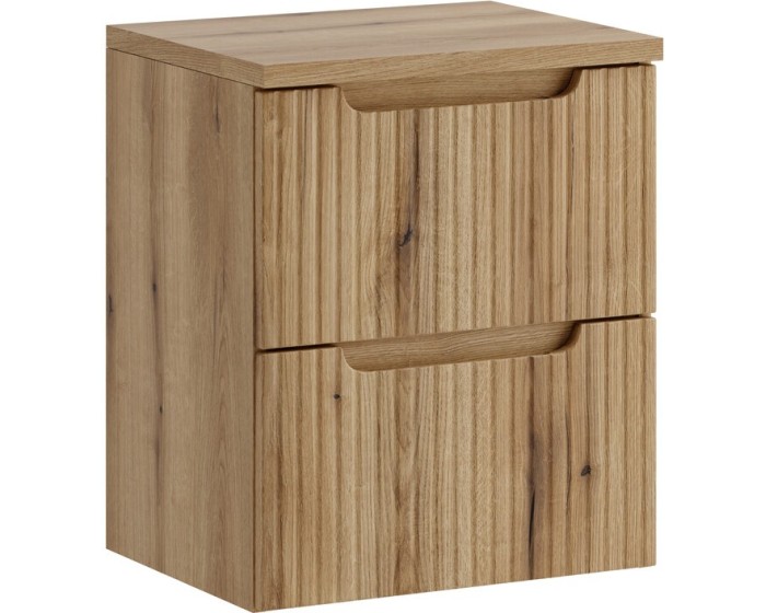 Závěsná skříňka pod umyvadlo Nova s deskou 50 cm dub coast evoke