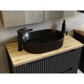 Koupelnová sestava Nova Denim Beyond s deskou a umyvadlem 60 cm modrá/dub coast evoke 