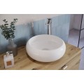 Závěsná skříňka pod umyvadlo Aster Nordic Wiki s deskou 120 cm bílá/dub cremona