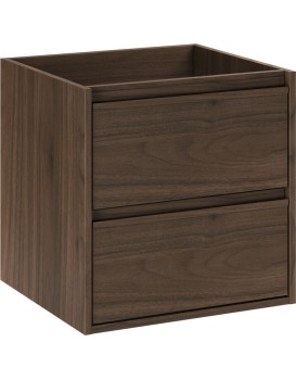 Závěsná skříňka pod umyvadlo Villa 50 cm ořech