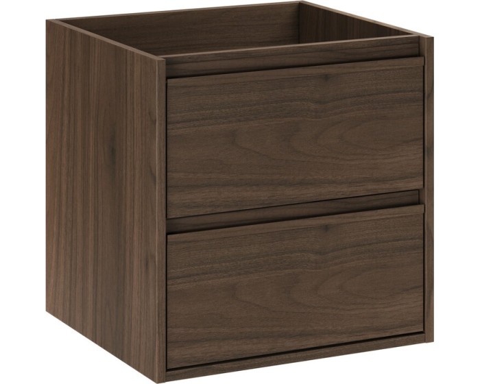 Závěsná skříňka pod umyvadlo Villa 50 cm ořech