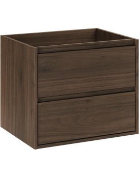 Závěsná skříňka pod umyvadlo Villa 60 cm ořech