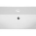 Závěsná skříňka Viola Lava se zápustným umyvadlem 80 cm dub cremona