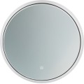 Dotykové nástěnné zrcadlo s LED osvětlením ORION 60 cm černé 