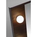 Nástěnné LED zrcadlo Dorothy 80 cm dub ristretto