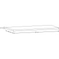Deska pod umyvadlo Ristretto 120 cm dub ristretto
