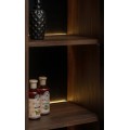 Koupelnová sestava Dorothy River se skříňkami, deskou a umyvadly 120 cm dub ristretto