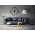 Nástěnné hodiny ITALY 80 cm černé