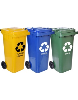 Sada popelnic 3ks - 120l