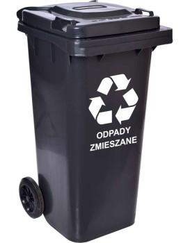 Popelnice na odpady 120L- černá