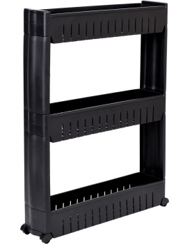 Koupelnový regál Tarika 71 cm černý