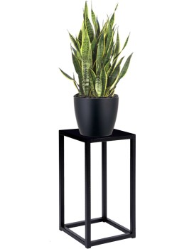 Stojan na květiny Piatto 40 cm černý