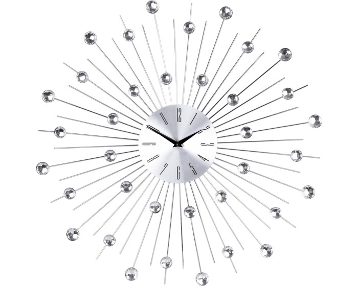 Designové nástěnné hodiny Cristal Moon - 50 cm