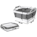 Skládací miska Compact šedá