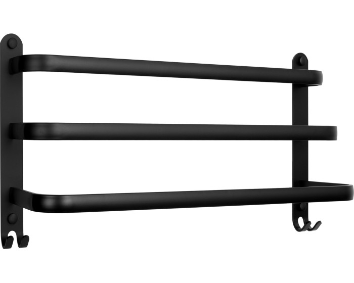 Nástěnný věšák Athos 49 cm černý