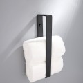 Loftový věšák Kasos 30 cm černý