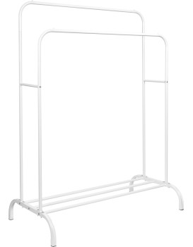 Dvojitý věšák BENI 110 cm bílý