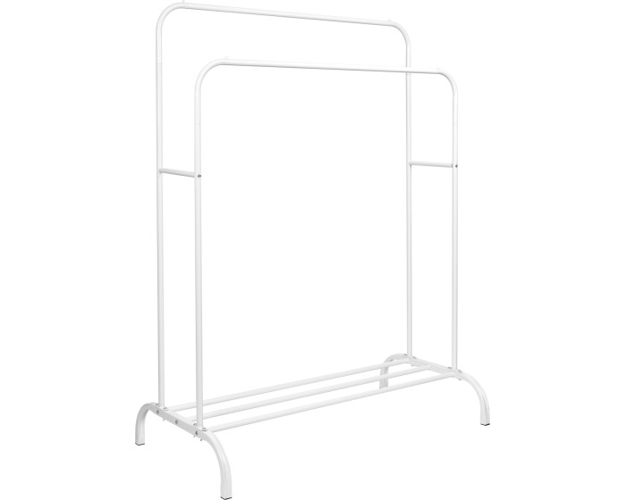 Dvojitý věšák BENI 110 cm bílý