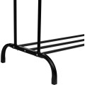Dvojitý věšák BENI 110 cm černý