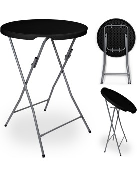 Koktejlový stolek GALA 80 cm černý