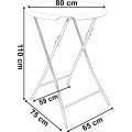 Koktejlový stolek GALA 80 cm černý