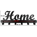 Nástěnný věšák HOME 40 cm černý