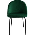 Čalouněná designová židle ForChair IV zelená