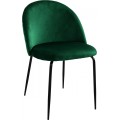 Čalouněná designová židle ForChair IV zelená