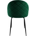 Čalouněná designová židle ForChair IV zelená