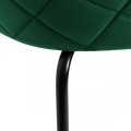 Čalouněná designová židle ForChair IV zelená