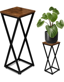 Stojan na květiny KONEL 62 cm hnědý/černý