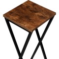 Stojan na květiny KONEL 62 cm hnědý/černý