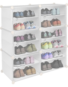 Modulární botník PETRA 88 cm bílý