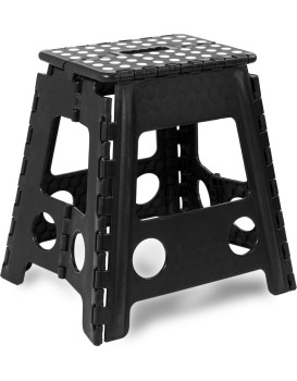 Protiskluzová skládací stolička Amigo L černá