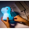 Dětská stolní LED lampa Dino bílá