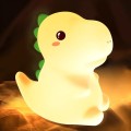 Dětská stolní LED lampa Dino bílá